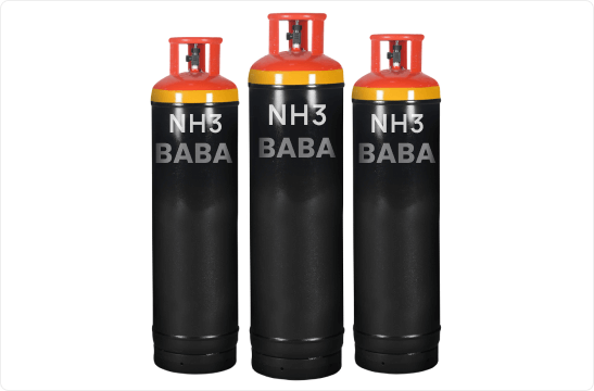 Ammonia Gas in Cylinders
