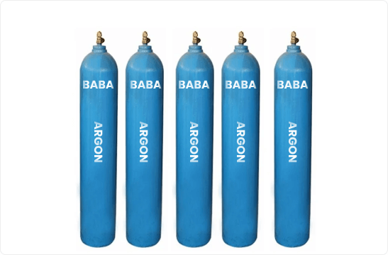 Argon Gas in Cylinders
