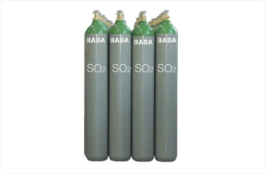 Sulfur dioxide Gas in Cylinders